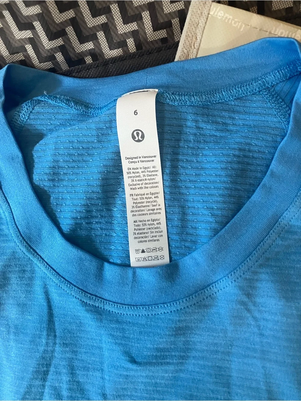 NWT Lululemon Swiftly Tech Long Sleeve 2.0 *Race, Sz 6, Ocean Wave